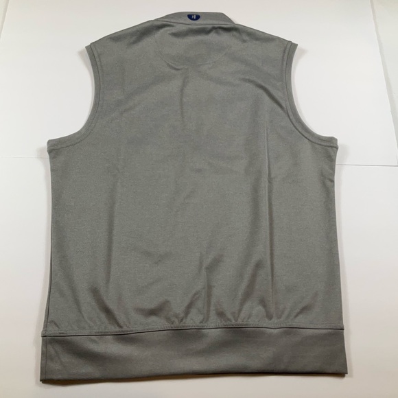 JOHNNIE-O Denny Performance Men’s 1/2 Zip Vest Gray Sz Small NWT MSRP $138 - Picture 6 of 10